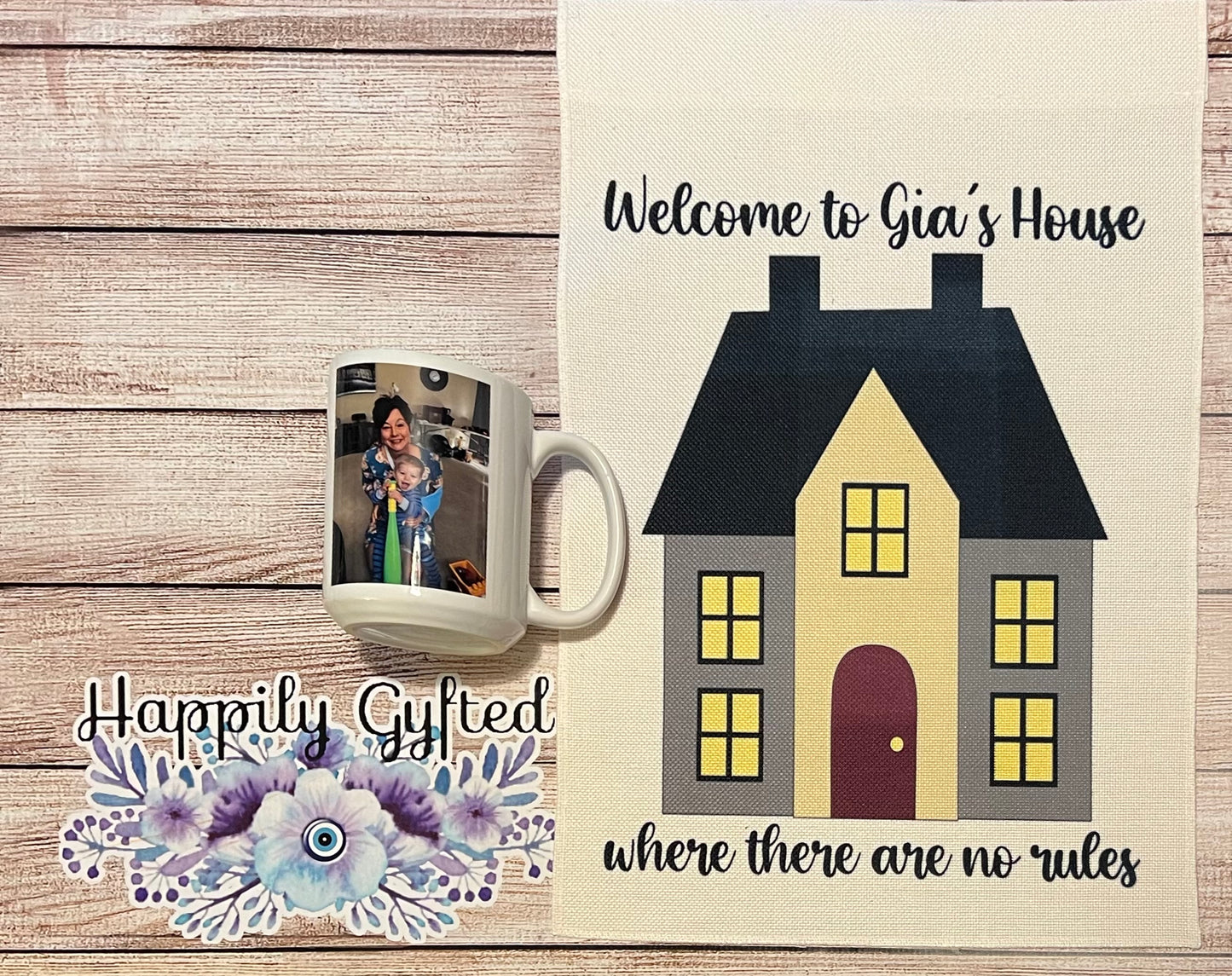 Personalized Garden Flag