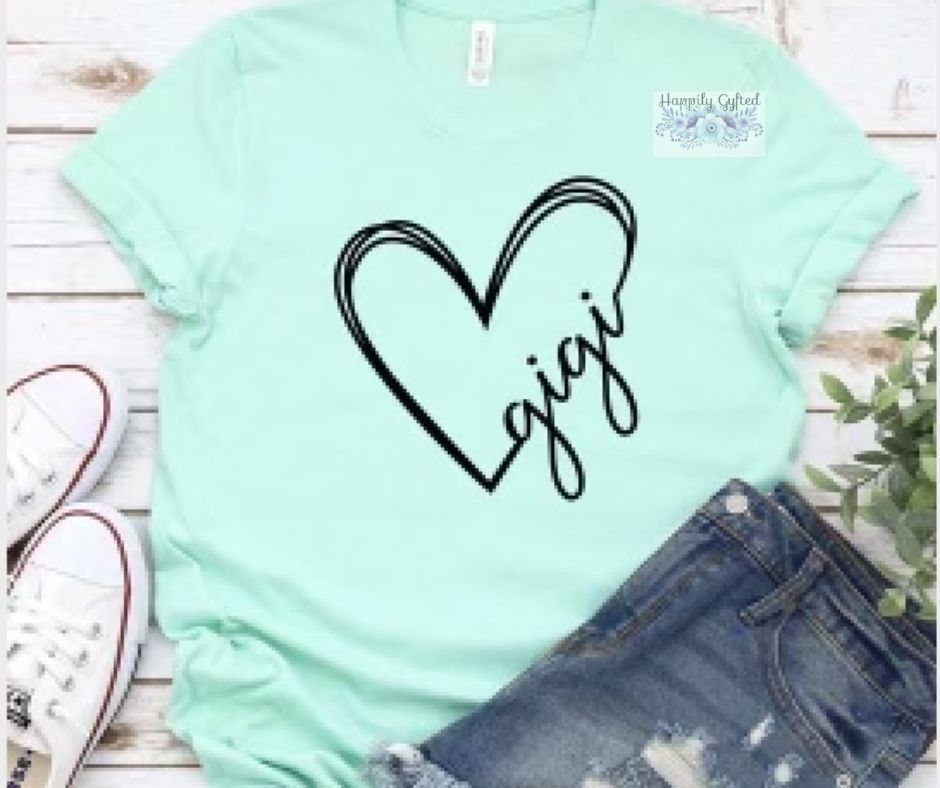 Mother's Day Name Tees