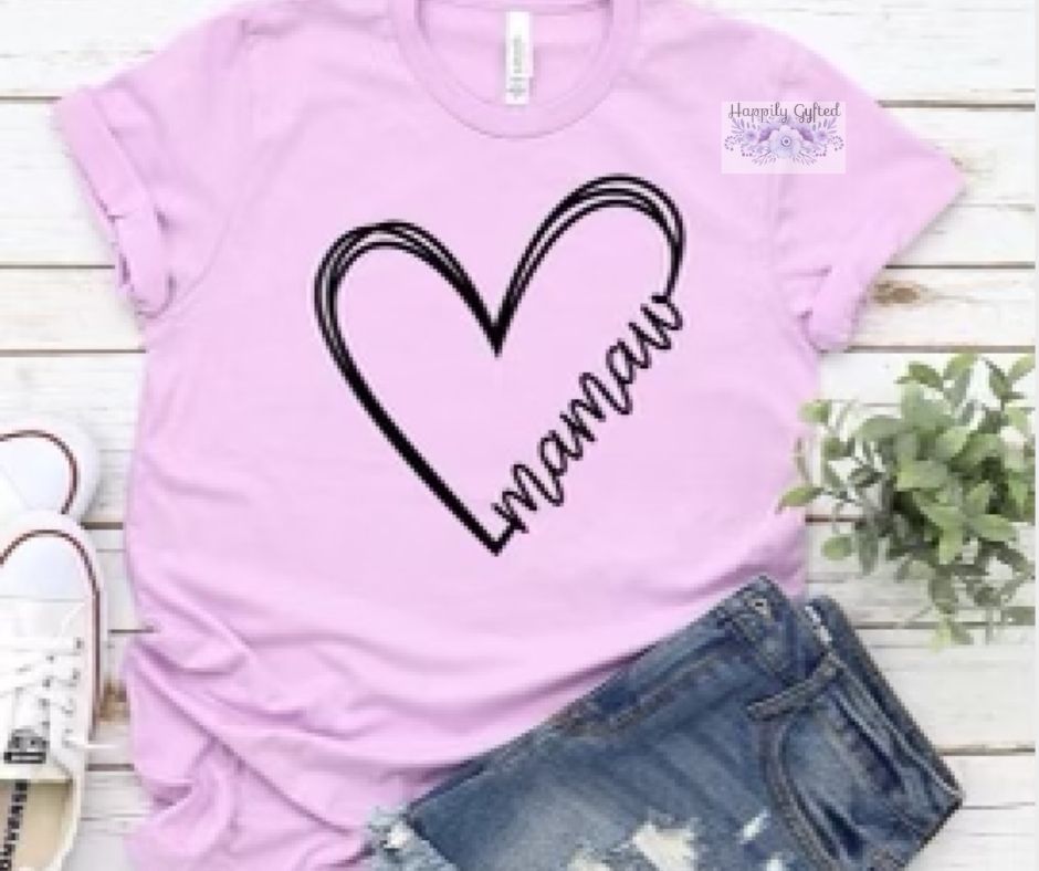 Mother's Day Name Tees