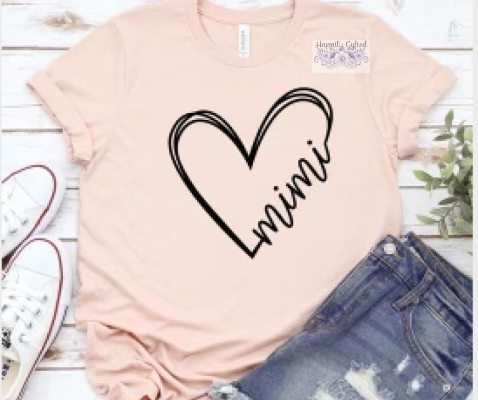 Mother's Day Name Tees