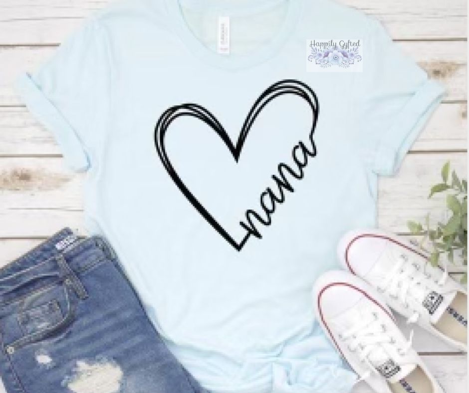 Mother's Day Name Tees