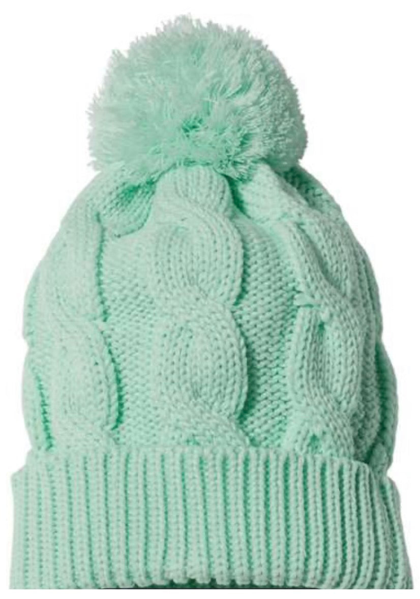 Custom Cable Knit Winter Hat