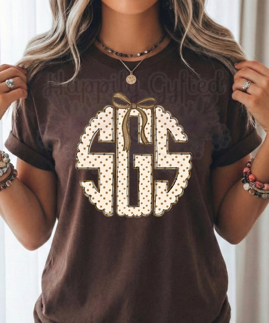 Fall Monogram (Tuesday Teesday)