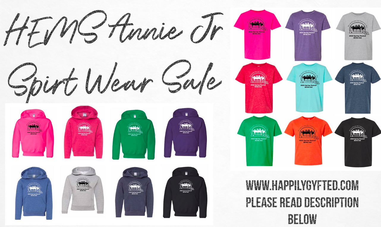 HEMS Annie Jr Spirit Wear Sale