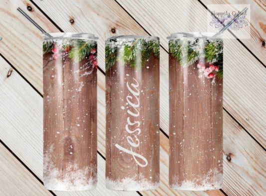 Personalized Holiday Tumbler