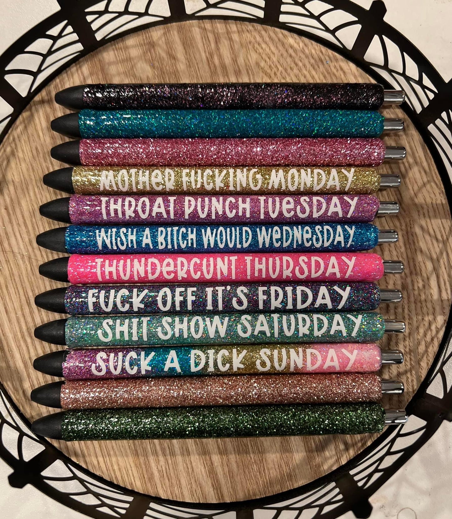 Days of the Week Epoxy Pens – Happily Gyfted